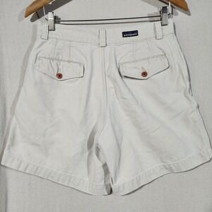Patagonia Women's Beige‎ Cotton High Waist Vintage Hiking Outdoor Shorts Size 32